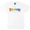 Thrasher Magazine Rainbow Mag White Men's Short Sleeve T-Shirt - Small