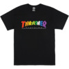 Thrasher Magazine Rainbow Mag Black Men's Short Sleeve T-Shirt - Medium