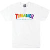 Thrasher Magazine Rainbow Mag White Men's Short Sleeve T-Shirt - Medium