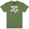 Thrasher Magazine Spitfire Thrash And Burn Military Men's Short Sleeve T-Shirt - X-Large