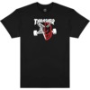 Thrasher Magazine Spitfire Thrash And Burn Black Men's Short Sleeve T-Shirt - X-Large