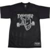 Thrasher Magazine Spitfire Thrash and Burn Black Men's Short Sleeve T-Shirt - X-Large
