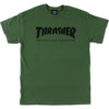 Thrasher Magazine Skate Mag Army Green Men's Short Sleeve T-Shirt - Medium