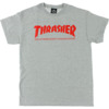 Thrasher Magazine Skate Mag Heather / Red Men's Short Sleeve T-Shirt - X-Large