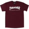 Thrasher Magazine Skate Mag Maroon / White Men's Short Sleeve T-Shirt - X-Large