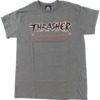 Thrasher Magazine Slash Charoal Men's Short Sleeve T-Shirt - Large