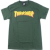 Thrasher Magazine Stacked Forest Green Men's Short Sleeve T-Shirt - X-Large