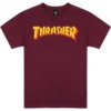 Thrasher Magazine Stacked Maroon Men's Short Sleeve T-Shirt - X-Large
