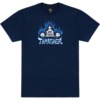 Thrasher Magazine Who Cares By Neckface Navy Men's Short Sleeve T-Shirt - X-Large