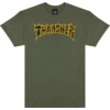 Thrasher Magazine Spikey Military Green Men's Short Sleeve T-Shirt - Medium