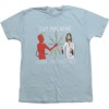 Toy Machine Skateboards Bury the Hatchet Light Blue Men's Short Sleeve T-Shirt - Small