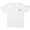 Transworld Skateboarding 411VM White Embroidered Short Sleeve T-Shirt - Small