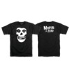 Zero Skateboards Misfits Fiend Skull Black Men's Short Sleeve T-Shirt - Large