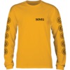 Bones Wheels Pushing Up Dasies Men's Long Sleeve T-Shirt