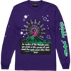 Call Me 917 Hippy Purple Men's Long Sleeve Button Up Shirt - Medium