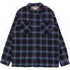 Girl Skateboards Black Sherpa Lined Flannel - Small