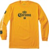 Primitive Skateboarding Corona Cerveza Gold Men's Long Sleeve T-Shirt - Small