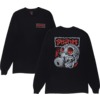 Spitfire Wheels Gas Mask Black Men's Long Sleeve T-Shirt - Small