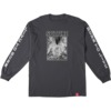 Spitfire Wheels Inferno Sleeve Charcoal / Black / White Men's Long Sleeve T-Shirt - Medium