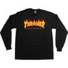 Thrasher Magazine Flames Men's Long Sleeve T-Shirt