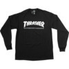Thrasher Magazine Skate Mag Black Mens Long Sleeve T-Shirt - Small