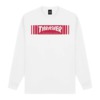Thrasher Magazine Bar White Men's Long Sleeve T-Shirt - Large