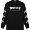Thrasher Magazine Mag Logo Goat Black Men's Short Sleeve T-Shirt - X-Large