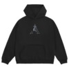 April Skateboards Blueprint Black Men's Hooded Sweatshirt - Large