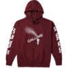 Call Me 917 Devil Calls Maroon Men's Hooded Sweatshirt - Medium