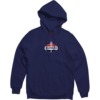 Deathwish Skateboards Motor Spirits Navy Men's Hooded Sweatshirt - X-Large