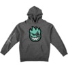 Spitfire Wheels Gnarhunters Bighead Charcoal Heather Men's Hooded Sweatshirt - Small