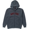 Spitfire Wheels Spitball Charcoal Zip Hooded Sweatshirt - Large