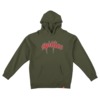 Spitfire Wheels Venom Army / Red / White / Black Men's Hooded Sweatshirt - Small