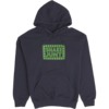 Shake Junt Box Logo Navy / Green Men's Hooded Sweatshirt - Small