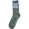 Anti Hero Skateboards Black Hero If Found Grey / White Crew Socks - One size fits most