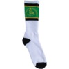 Anti Hero Skateboards Clubhouse White / Green / Black Crew Socks - One size fits most