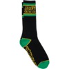 Anti Hero Skateboards I'm Lost Too Black / Green / Yellow Crew Socks - One size fits most