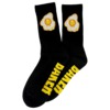 Baker Skateboards Any Questions Black Crew Socks - One size fits most
