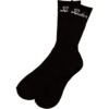 Baker Skateboards Cursive Black Crew Socks - One Size Fits All
