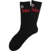 Baker Skateboards Daisy Black Crew Socks - One size fits most