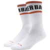 Baker Skateboards Impact White Crew Socks - One Size Fits Most