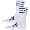 Baker Skateboards Olde White Crew Socks - One size fits most