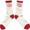 Baker Skateboards Oval White / Red Crew Socks - One size fits most