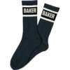 Baker Skateboards Stripe Navy Crew Socks - One size fits most