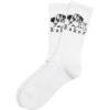 Baker Skateboards Where My Dogs At White Crew Socks - One size fits most