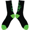 Deathwish Skateboards Death TV Black Crew Socks - One size fits most