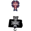 Dogtown Skateboards Cross Logo USA / Black Crew Socks