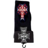 Dogtown Skateboards Cross Logo USA / White Crew Socks