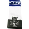 Dogtown Skateboards Striped White / Blue Tube Socks - One size fits most