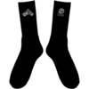 Foundation Skateboards Moto Black Crew Socks - One size fits most